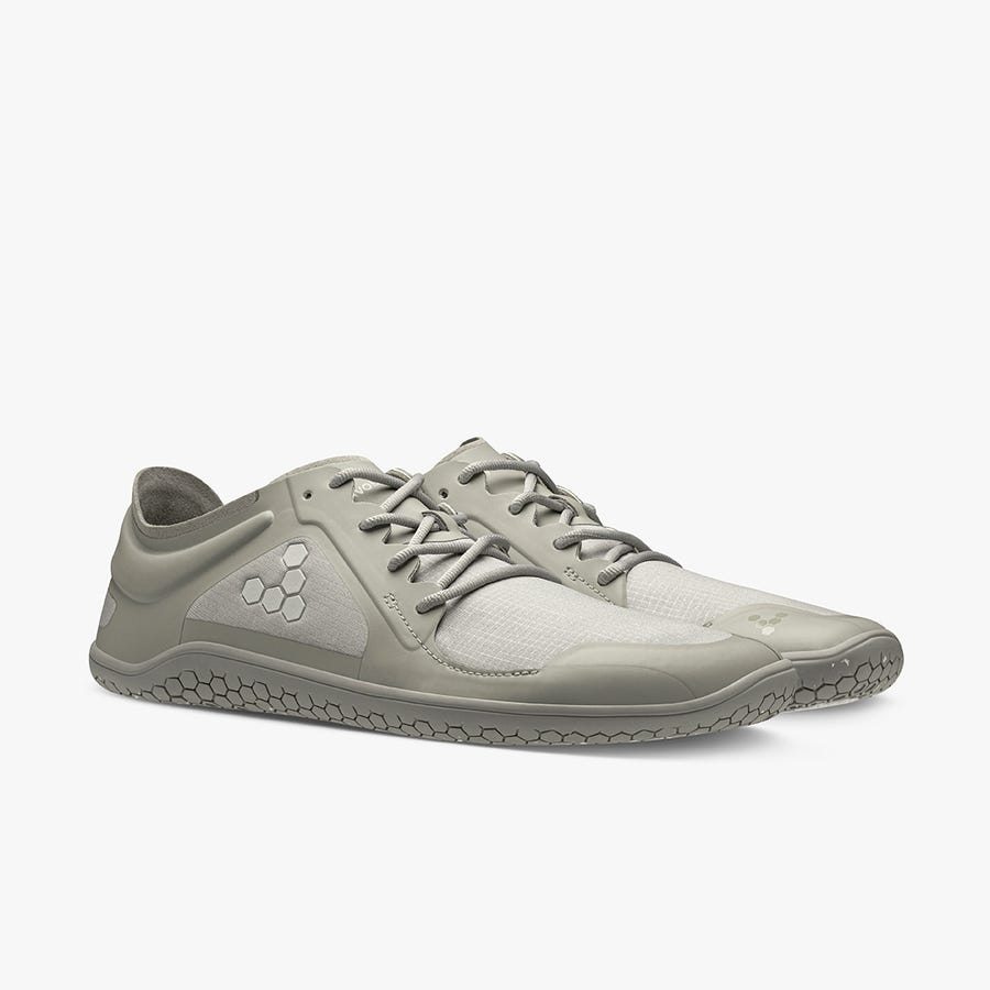 Grey Women's Vivobarefoot Primus Lite III All Weather Casual Shoes | Philippines 0199JPQJ